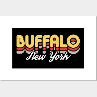 Retro Buffalo New York Posters and Art